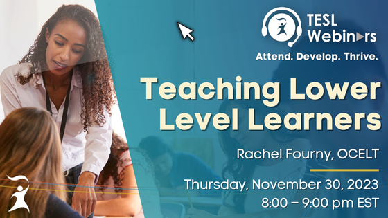 Teaching Lower Level Learners - TESL Ontario