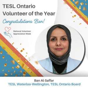 Volunteer Week - TESL Ontario
